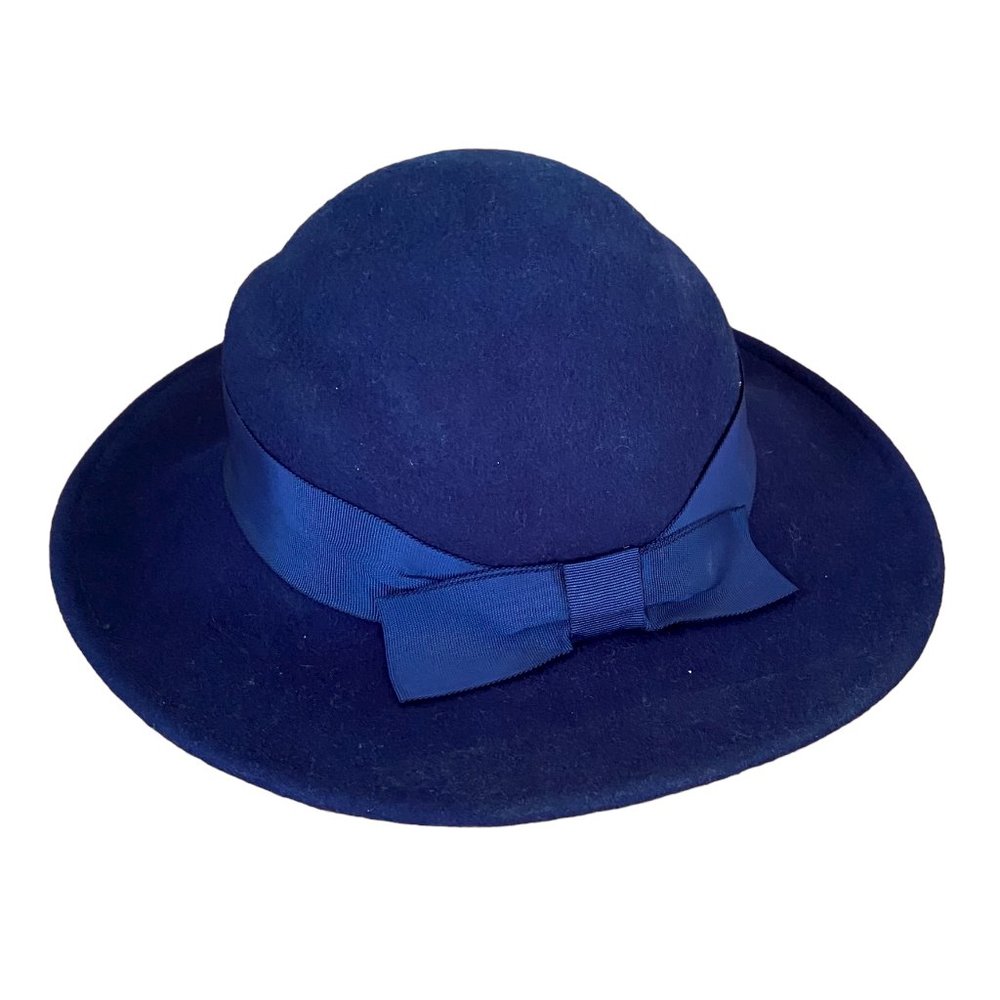 Vintage ARLIN Blue Wool Made USA